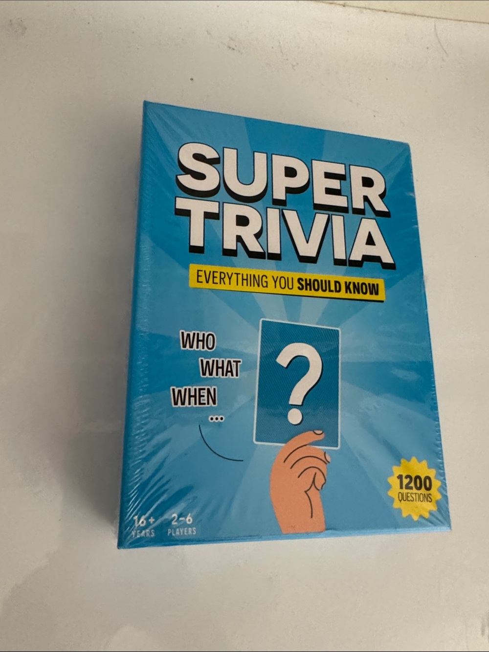 Super Trivia Game - Blue Box